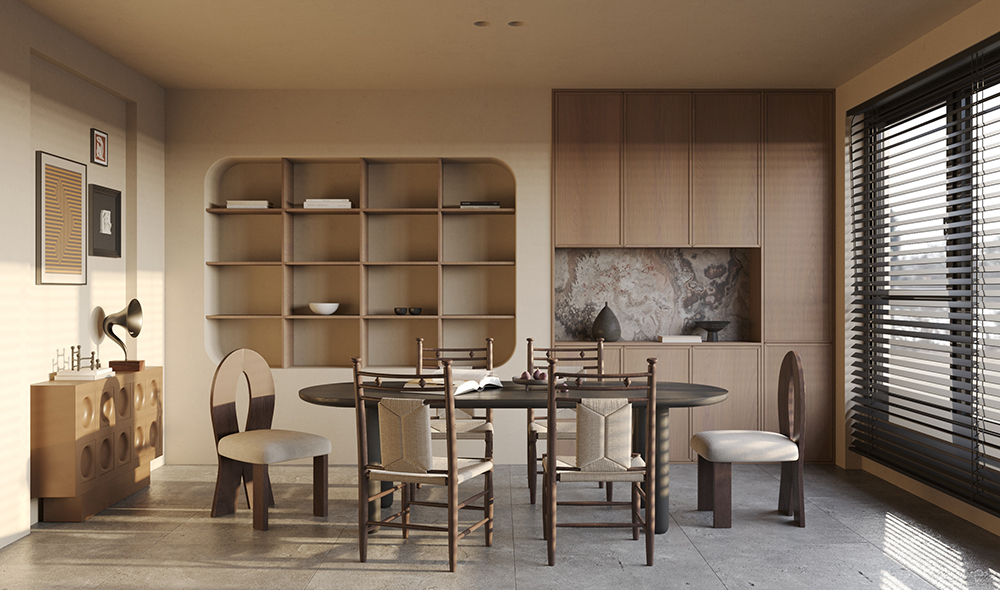 全山黑胡桃·春分、塔克拉瑪干